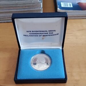 US 1976 American Revolution Bicentennial Silver 1oz Coin Declaration of Indepnt